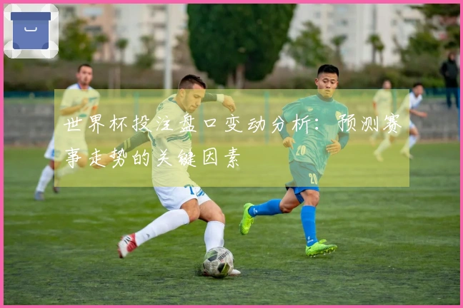 世界杯投注盘口变动分析：预测赛事走势的关键因素